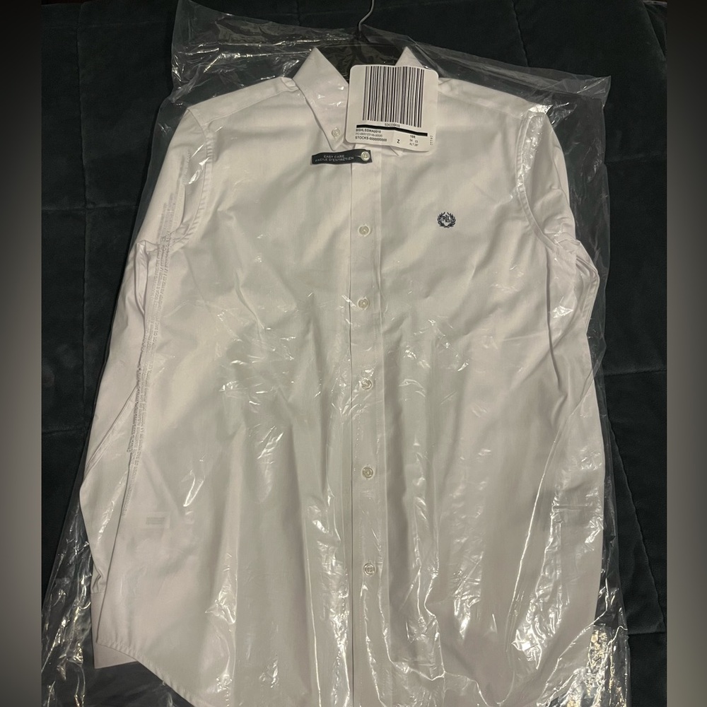 Ralph Lauren Boys long sleeved button down shirt. New with tags, size 16